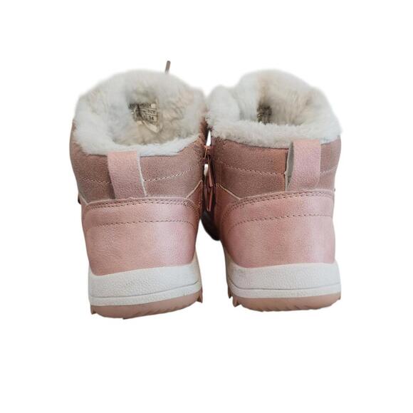 Mishansha Girls Pink Winter Boots Size 34 - Picture 3 of 8